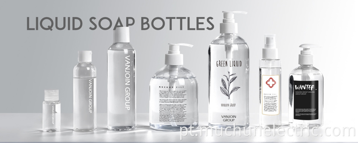 plastic bottles for packaging